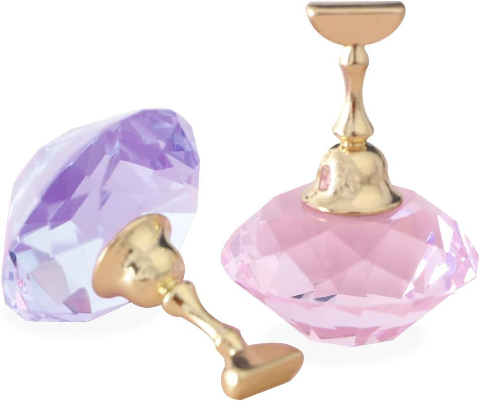 2 Set Magnetic Nail Tip Stand Holders