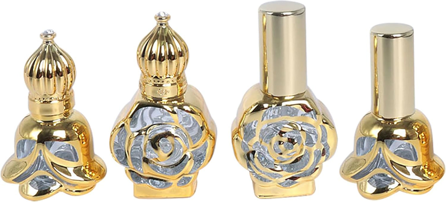 Mini Vintage Essential Oil Roller Bottles