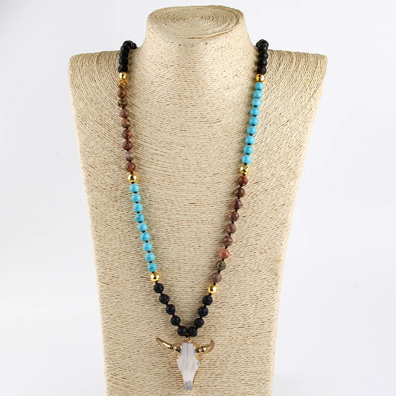 Bohemian Stone Necklace
