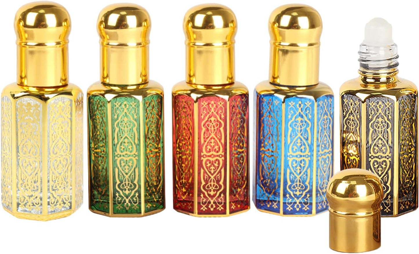 Mini Vintage Essential Oil Roller Bottles