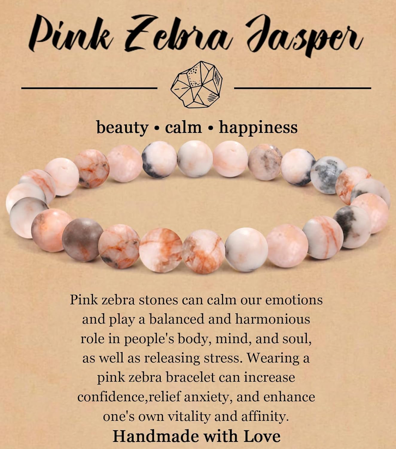 Semi-Precious Gemstone Stretch Bracelet