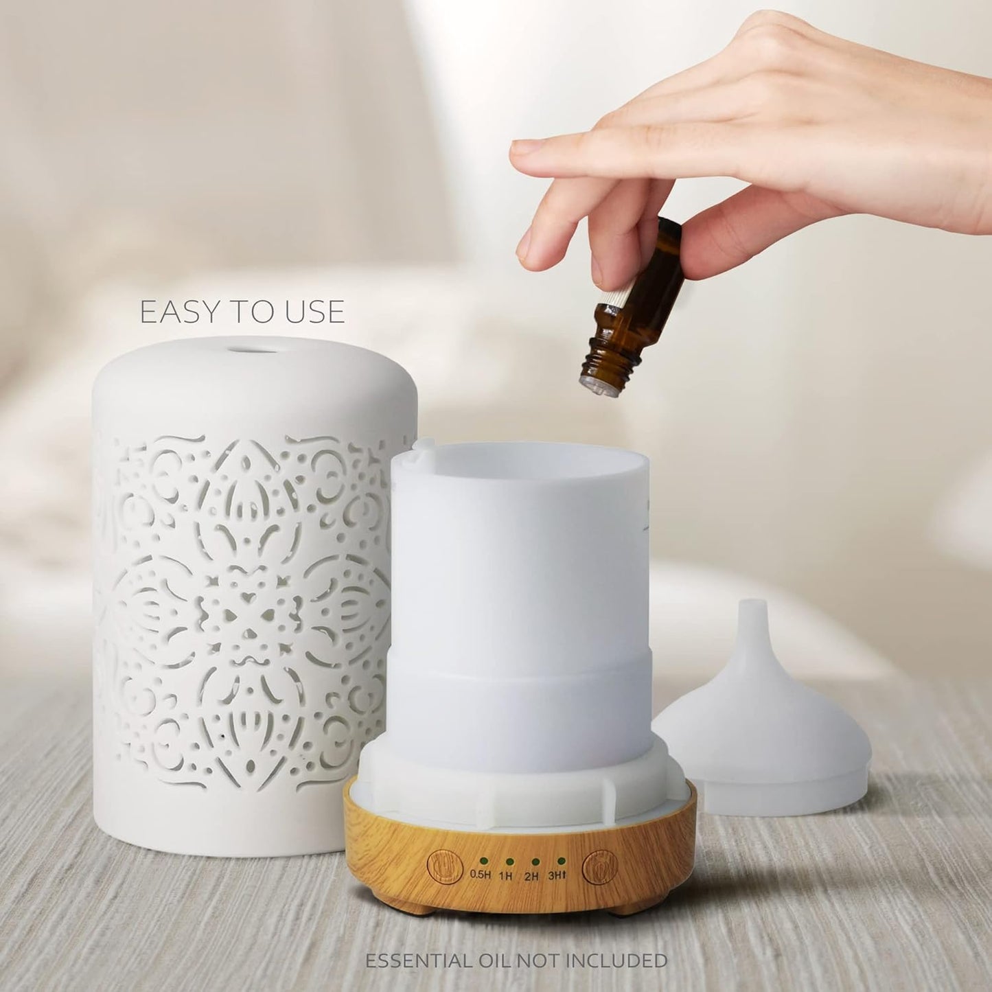 White Ceramic Essential Oil Diffuser