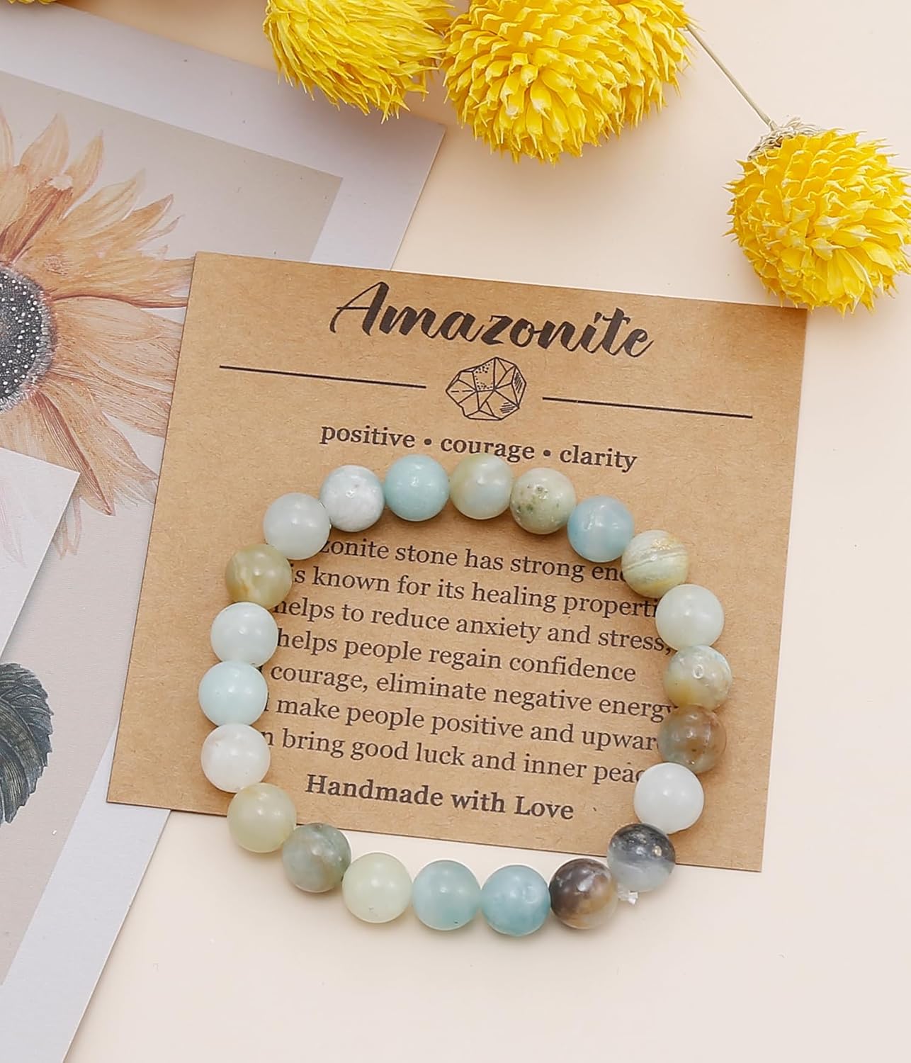 Semi-Precious Gemstone Stretch Bracelet