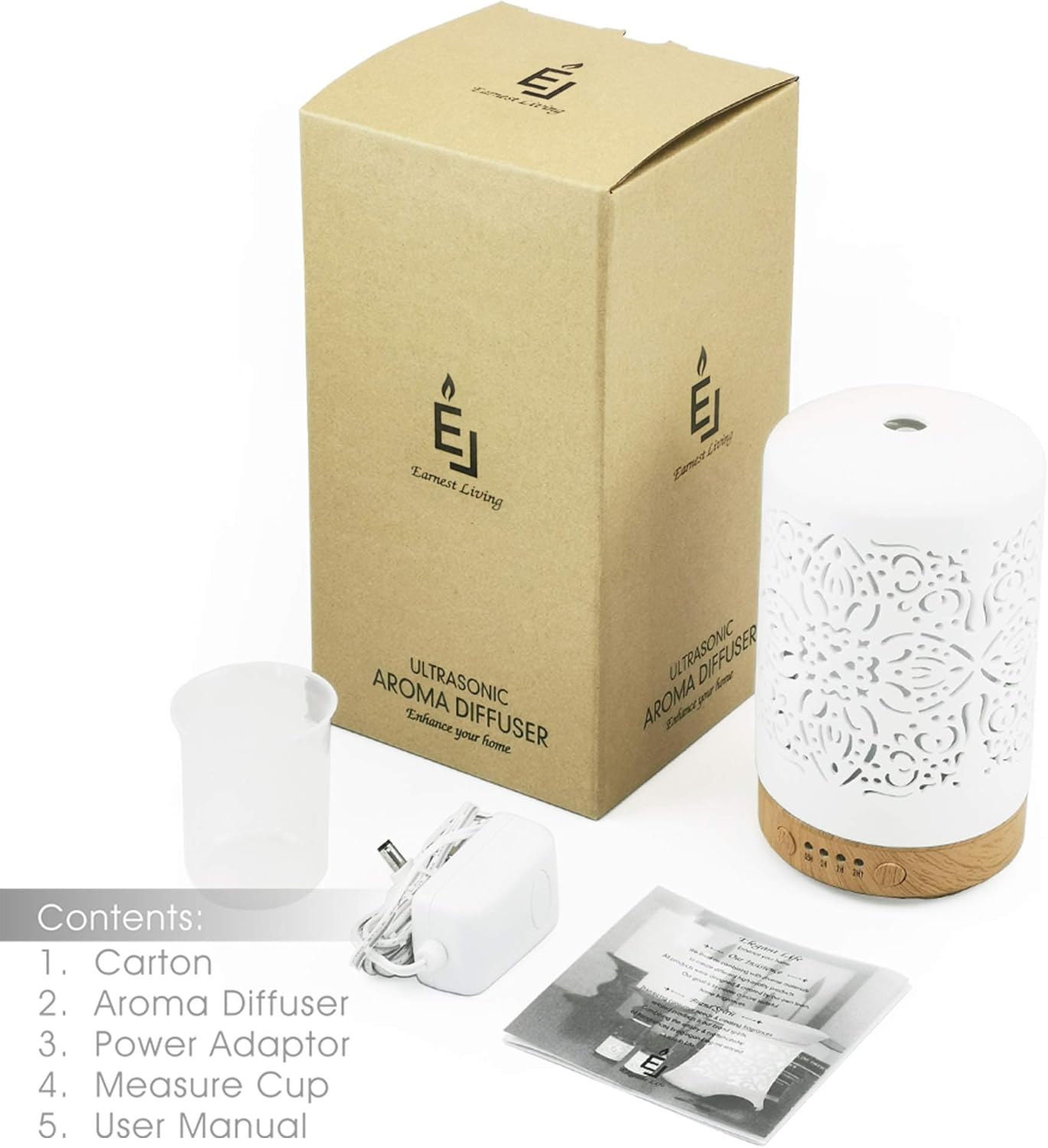 White Ceramic Essential Oil Diffuser