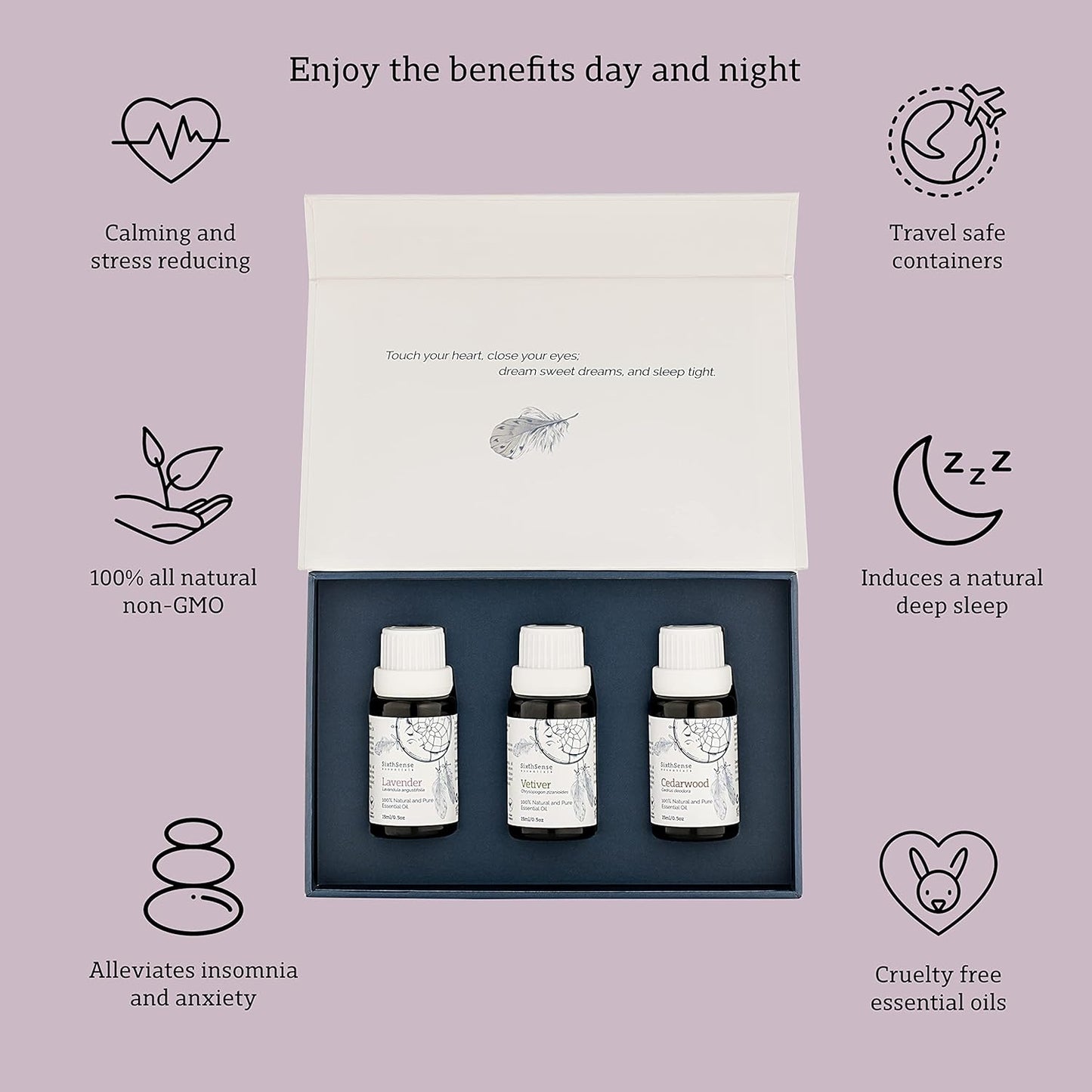 BONNE NUIT Aromatherapy Essential Oils Gift Set