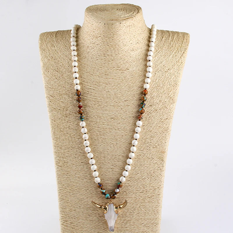 Bohemian Stone Necklace