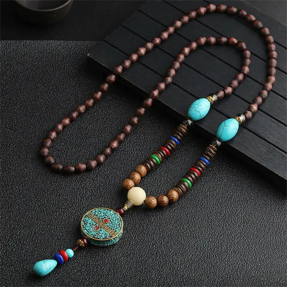 Nepal Buddhist Mala Necklace