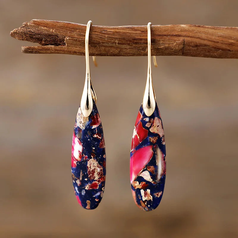 Long Teardrop Earrings