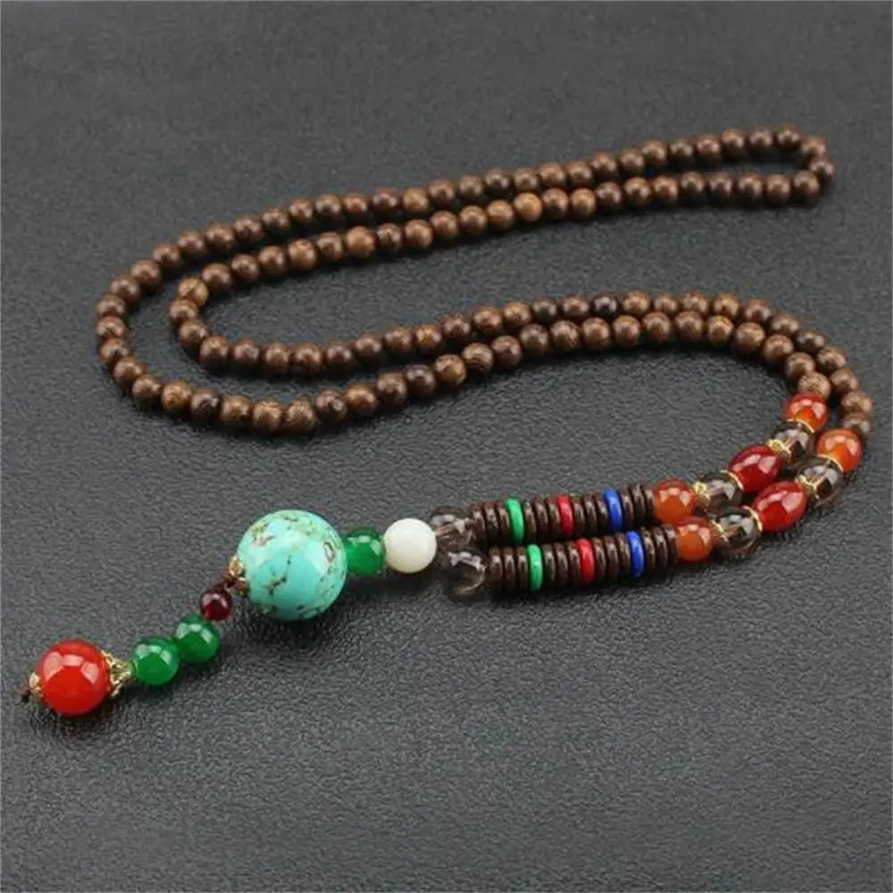 Nepal Buddhist Mala Necklace