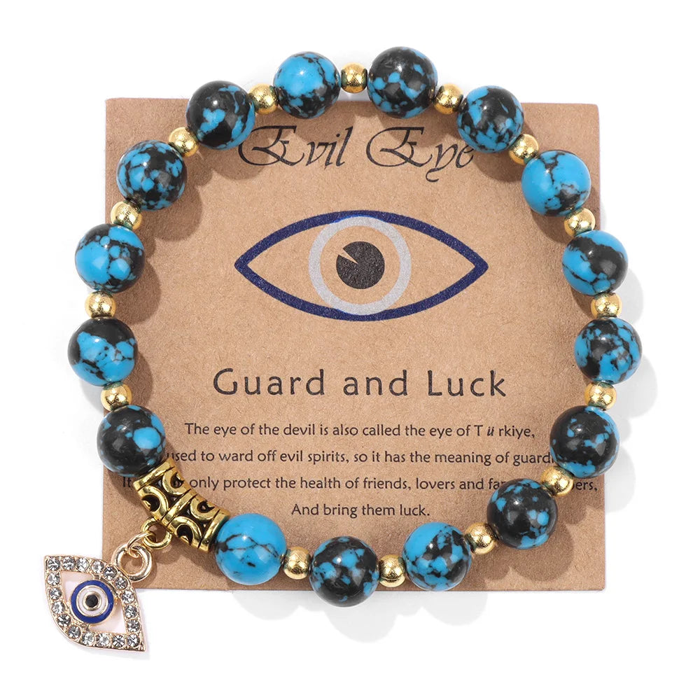 Evil Eye Pendant Bracelet