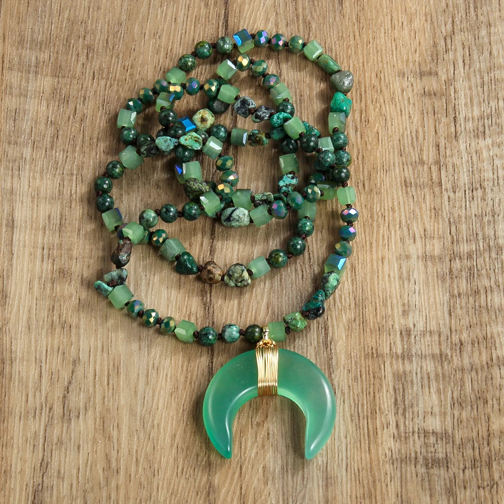 Bull Horn Necklace