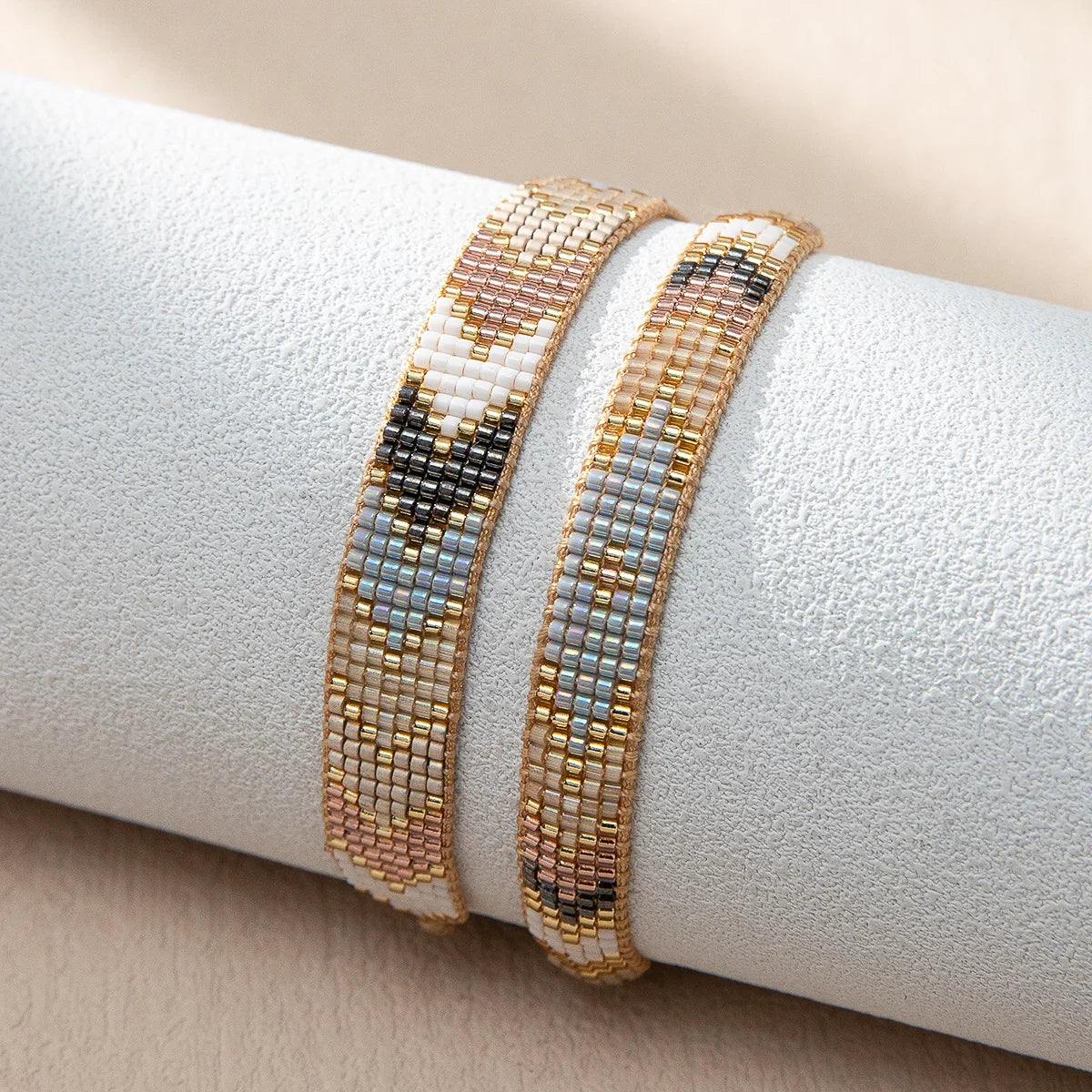 Adjustable Miyuki Beaded Bracelet