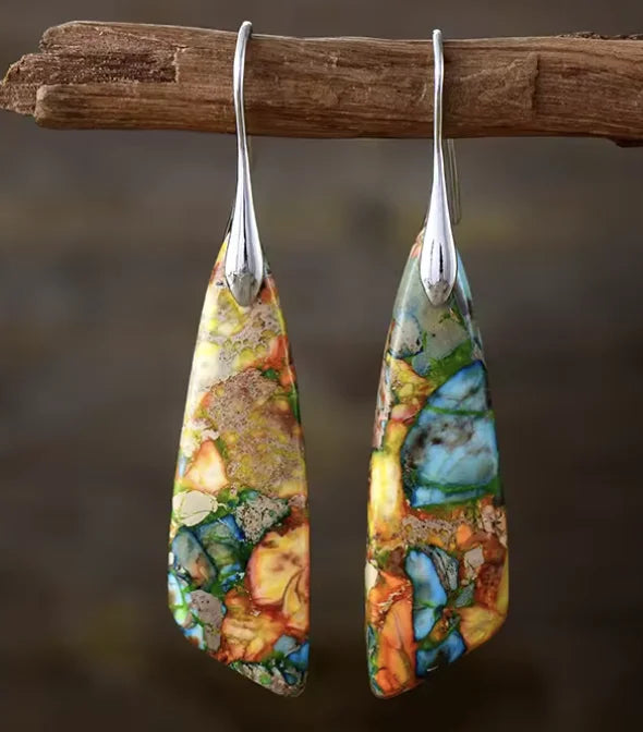Long Teardrop Earrings