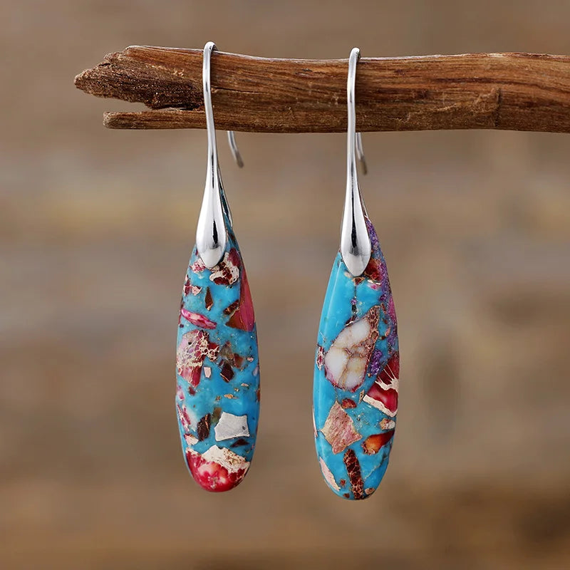 Long Teardrop Earrings