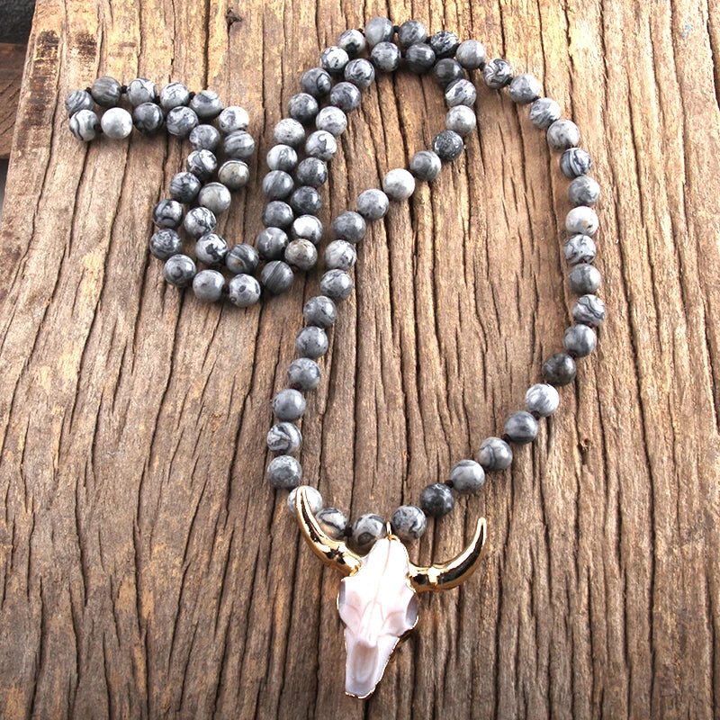 Bohemian Stone Necklace