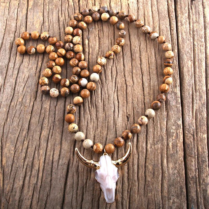 Bohemian Stone Necklace