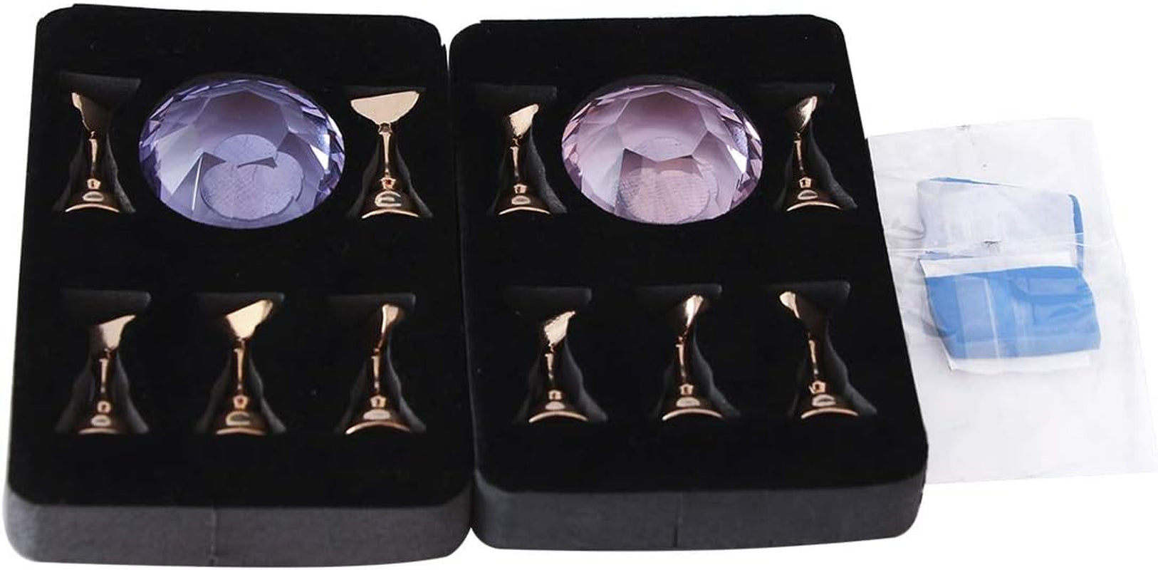 2 Set Magnetic Nail Tip Stand Holders 