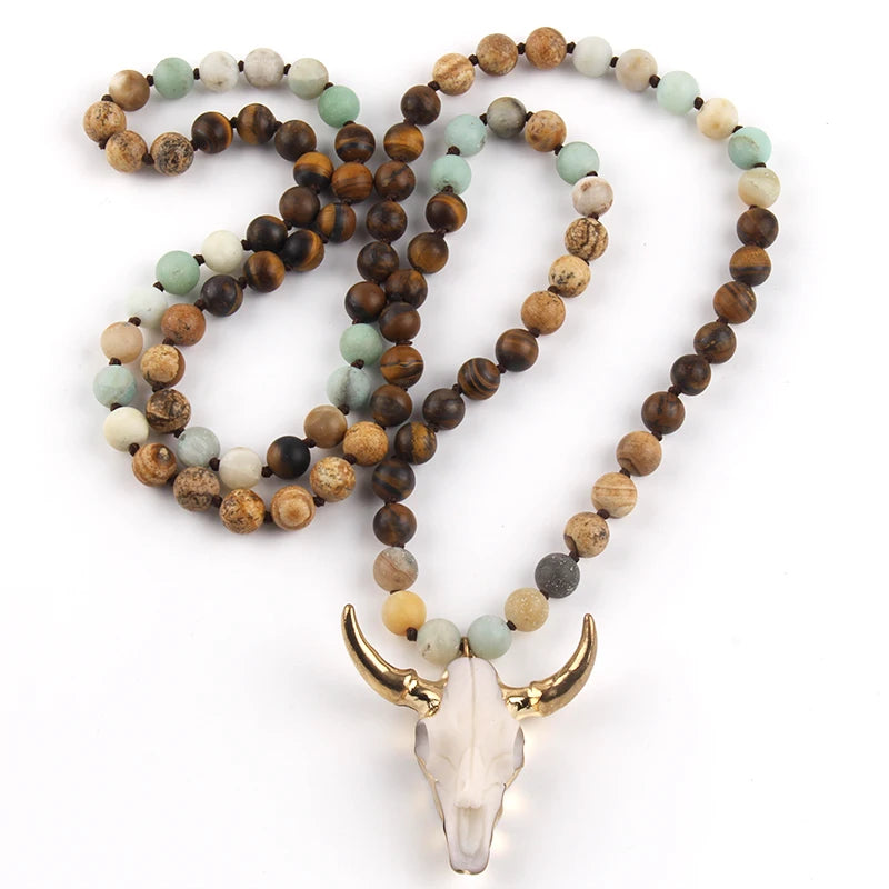 Bohemian Stone Necklace