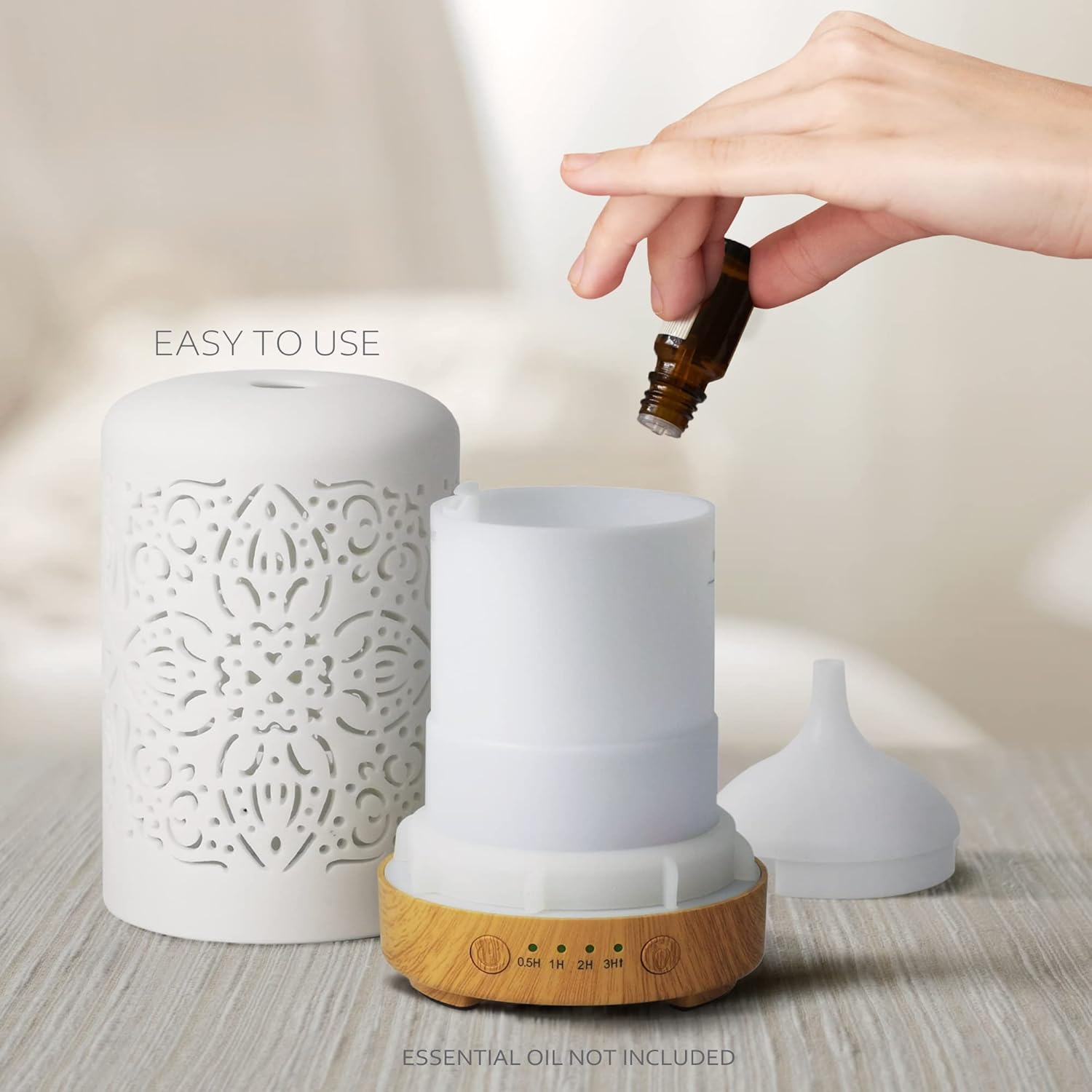 White Ceramic Essential Oil Diffuser