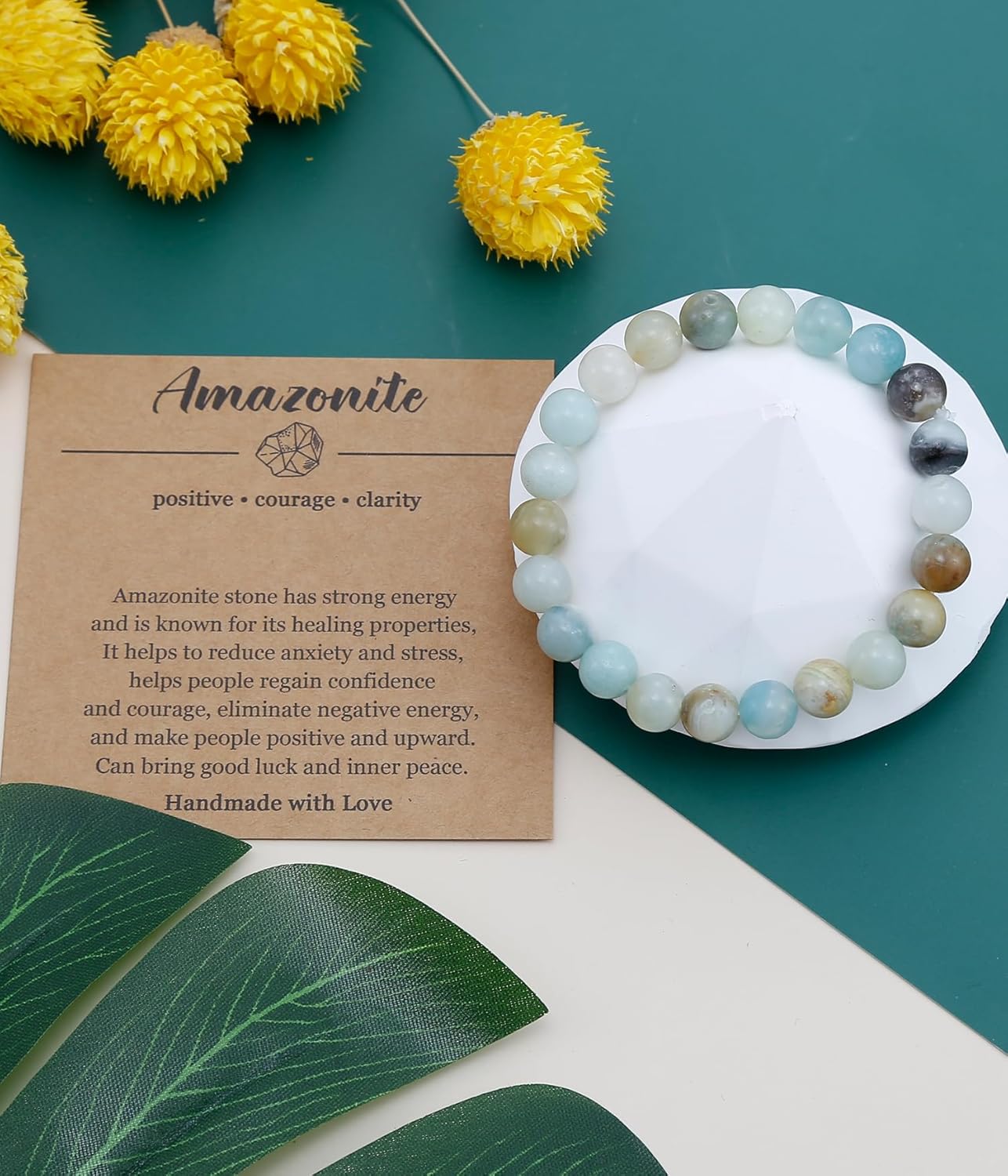Semi-Precious Gemstone Stretch Bracelet