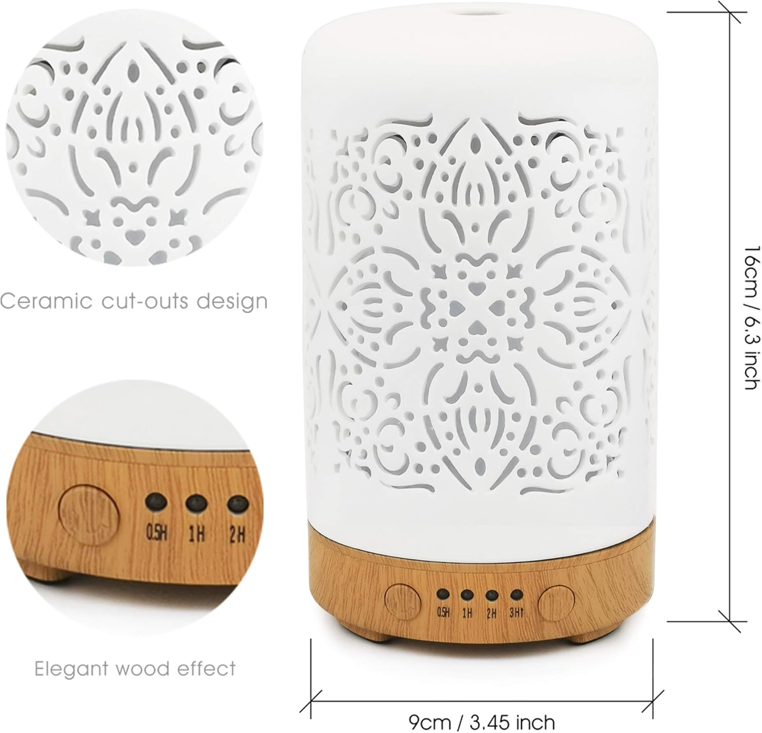 White Ceramic Essential Oil Diffuser