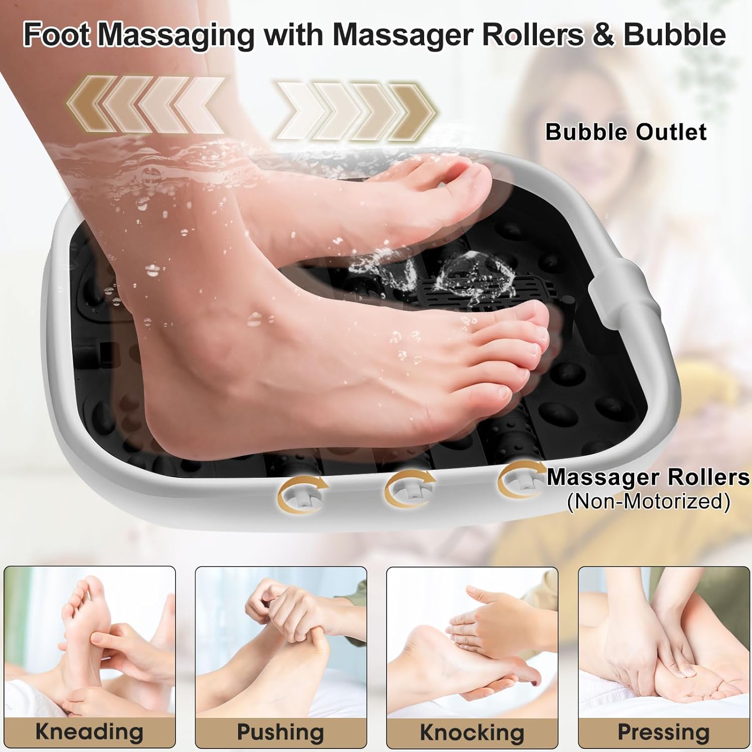 Collapsible Foot Spa Massager 