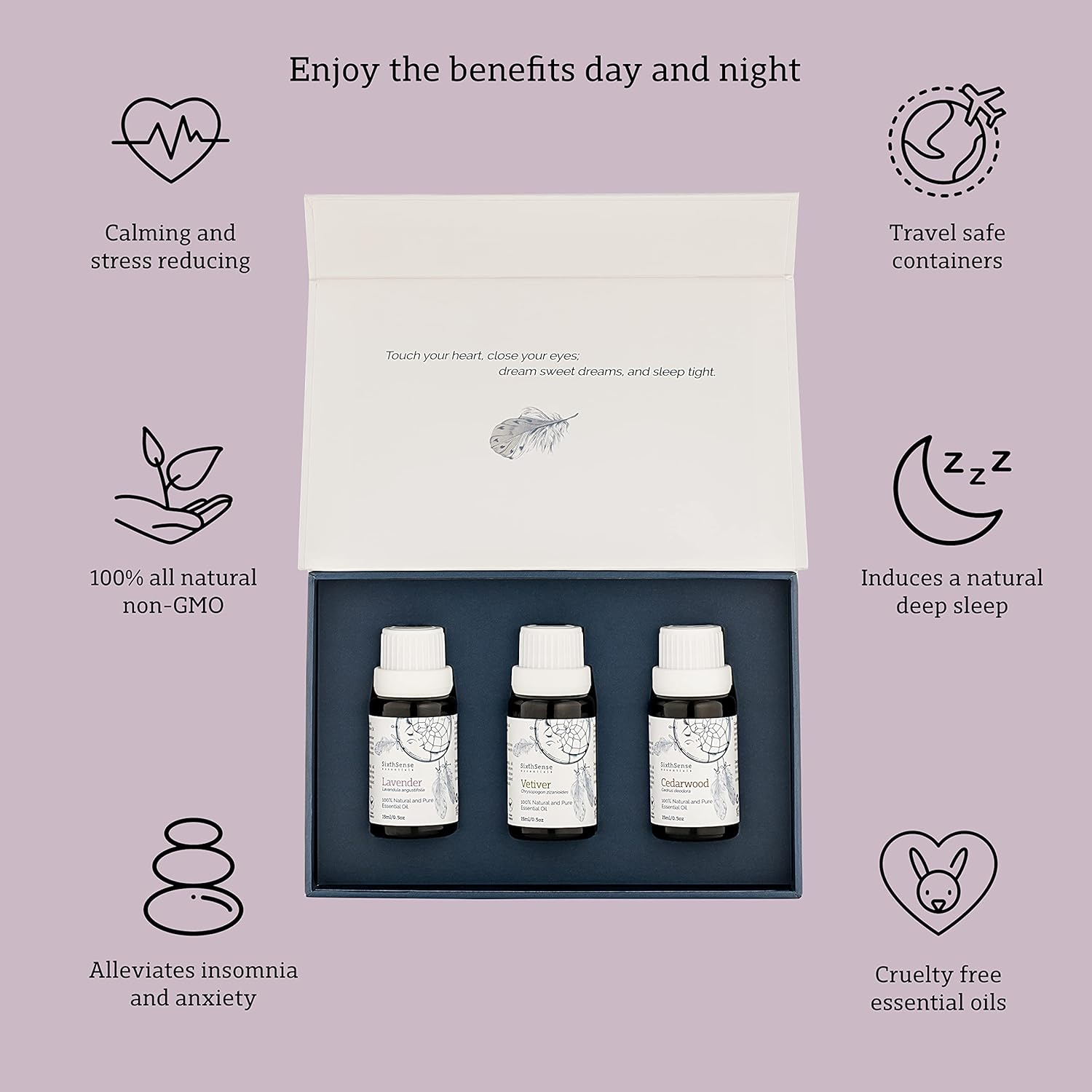 BONNE NUIT Aromatherapy Essential Oils Gift Set