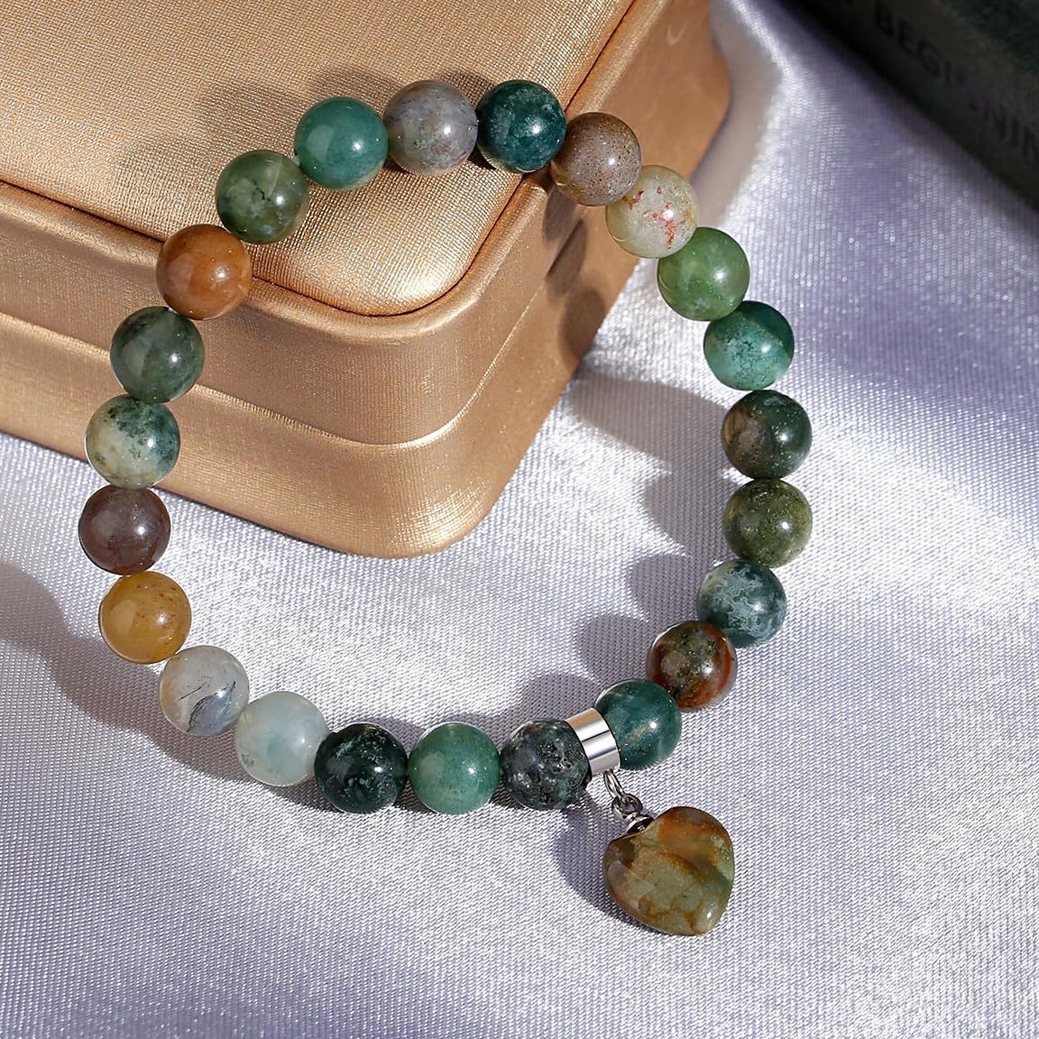 Beaded Love Heart Bracelet