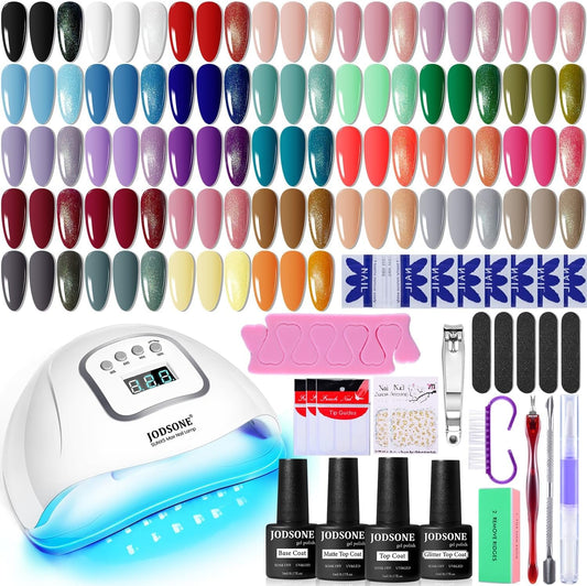 Gel Nail Polish Kit with UV Light 