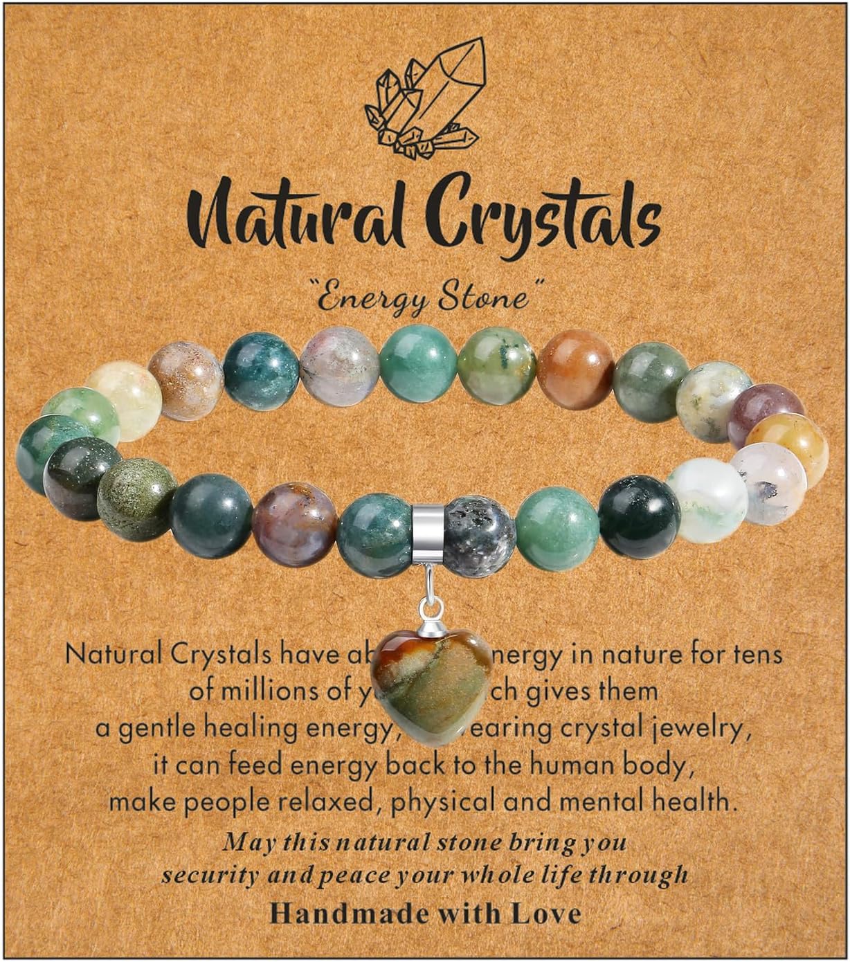 Beaded Love Heart Bracelet