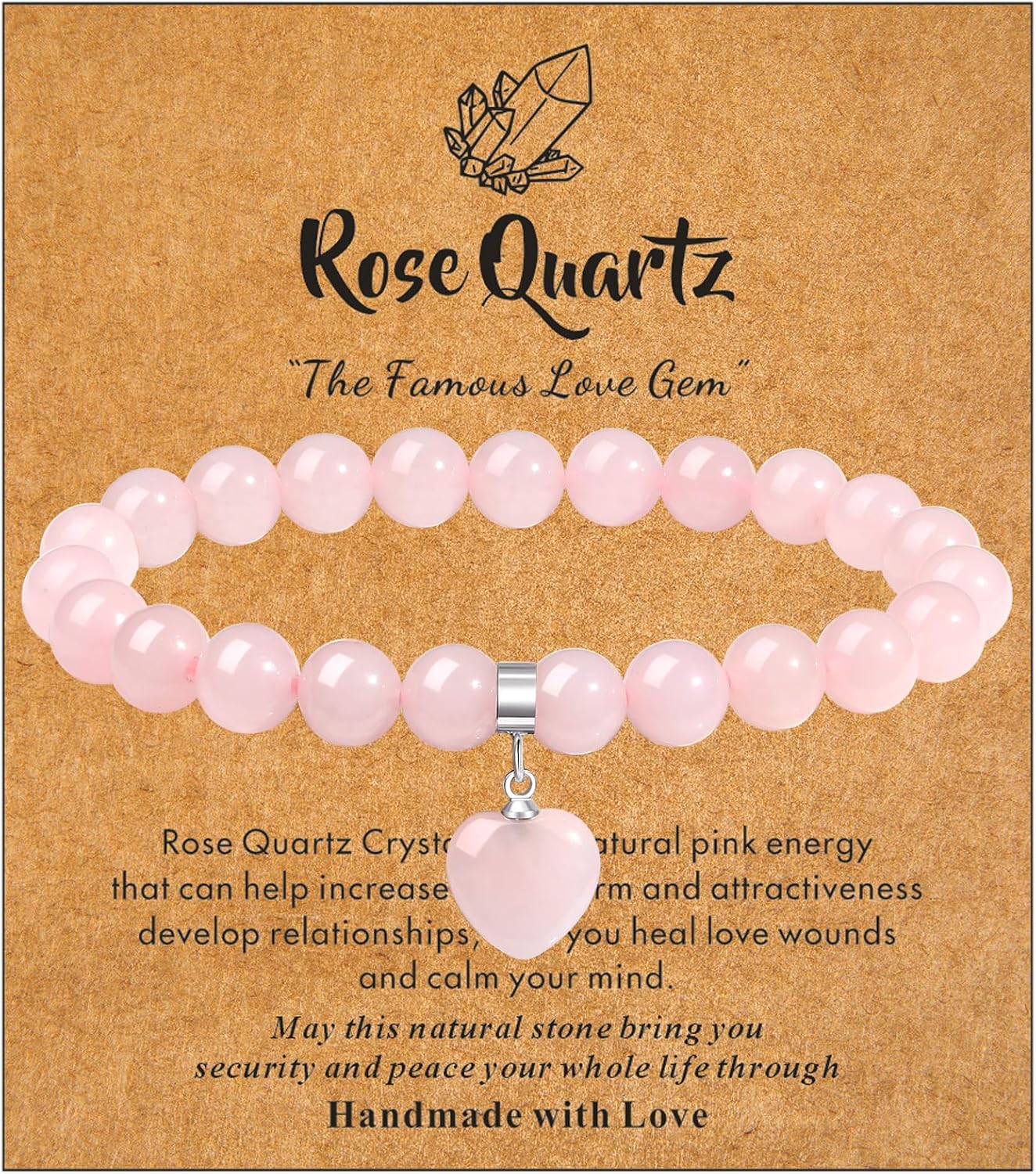 Beaded Love Heart Bracelet
