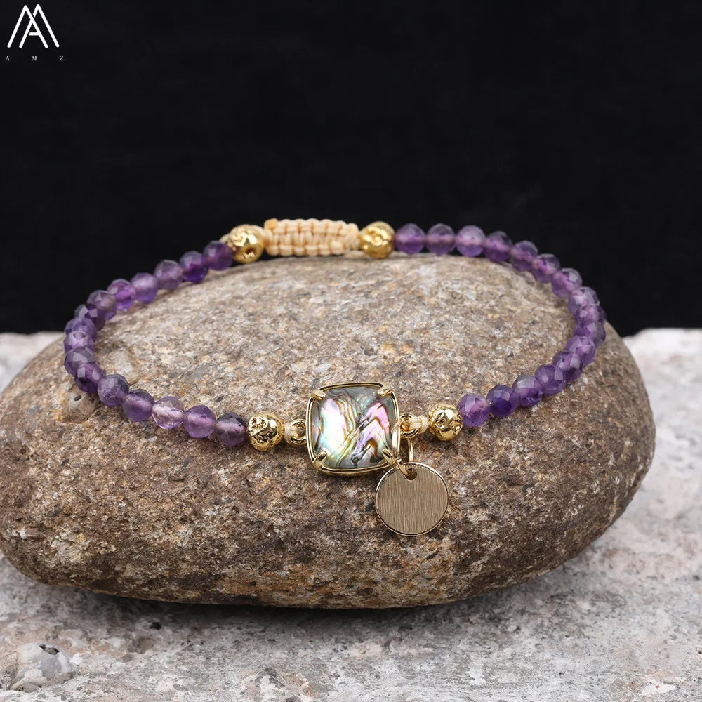 Natural Stone Beaded Bracelet