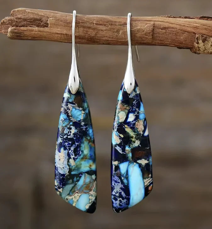 Long Teardrop Earrings