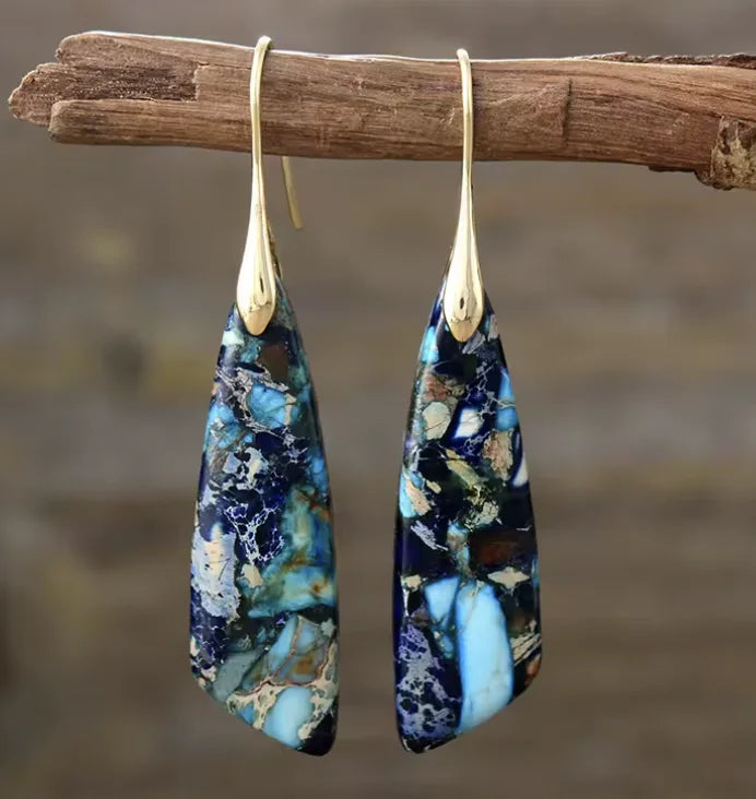 Long Teardrop Earrings