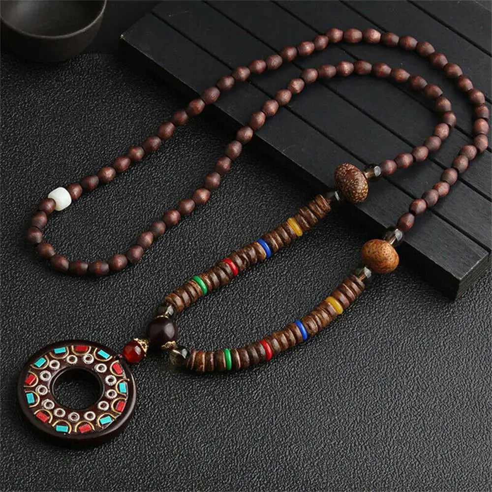 Nepal Buddhist Mala Necklace