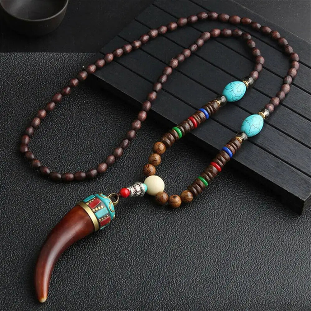 Nepal Buddhist Mala Necklace