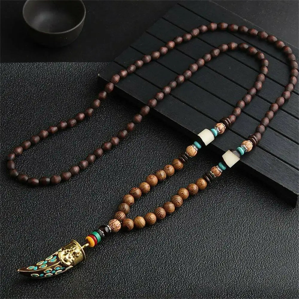 Nepal Buddhist Mala Necklace