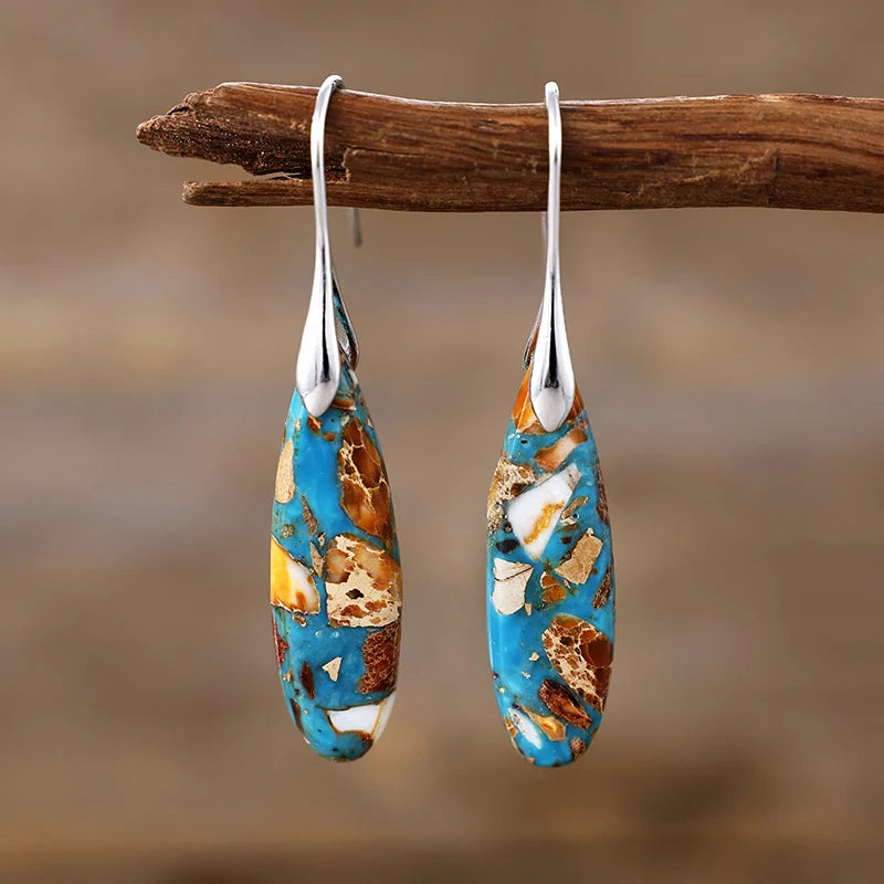 Long Teardrop Earrings