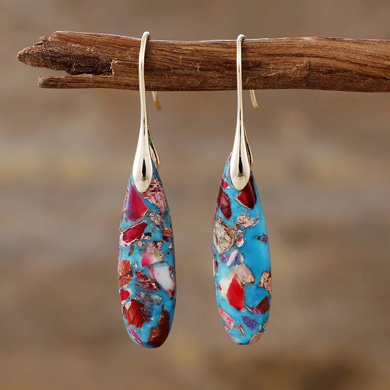 Long Teardrop Earrings