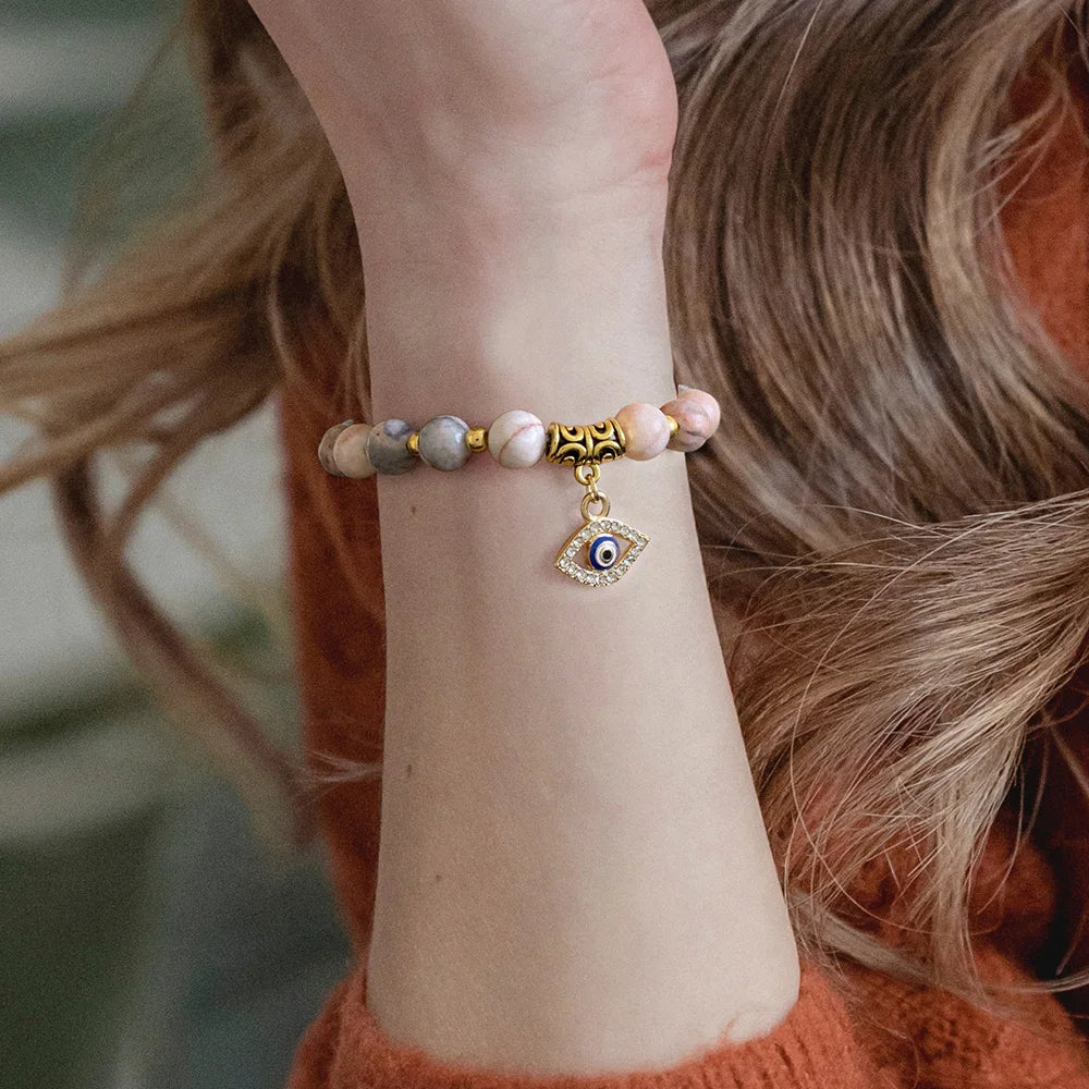 Evil Eye Pendant Bracelet