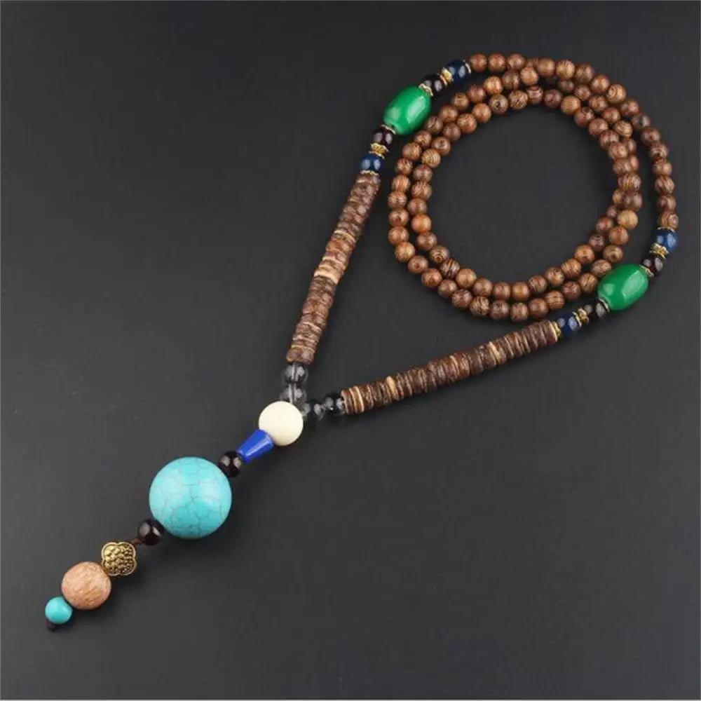 Nepal Buddhist Mala Necklace