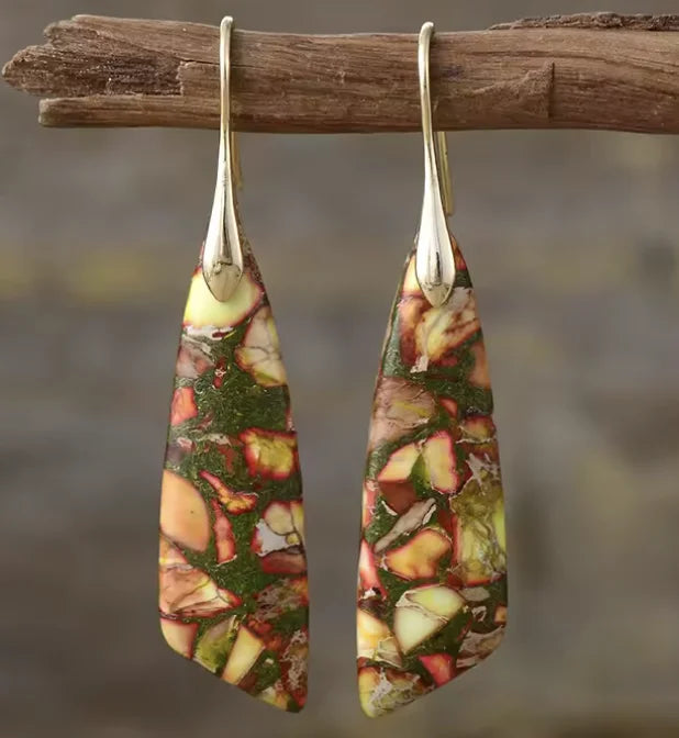 Long Teardrop Earrings