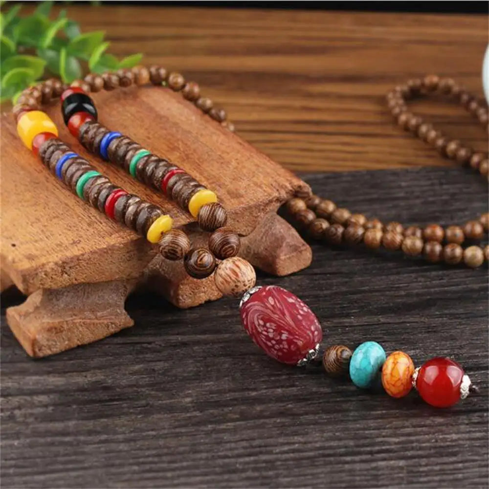 Nepal Buddhist Mala Necklace