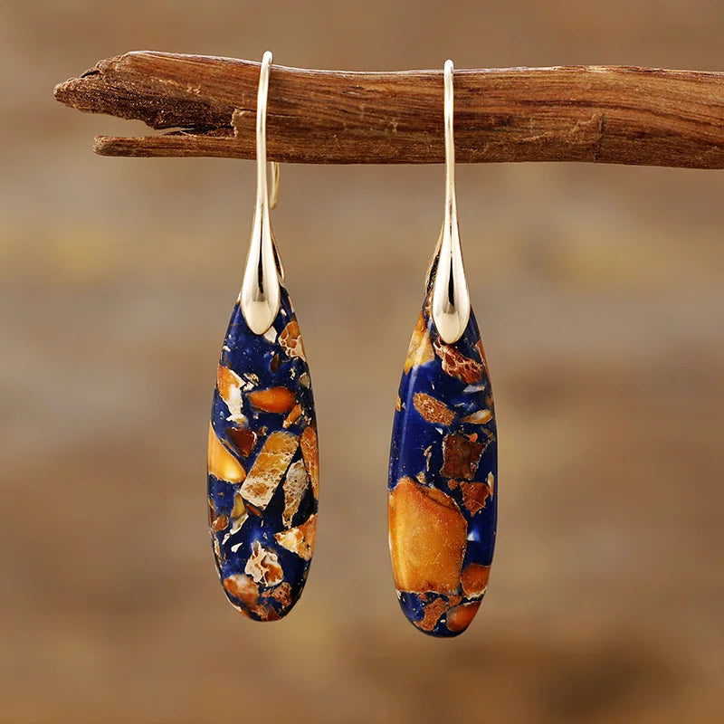 Long Teardrop Earrings