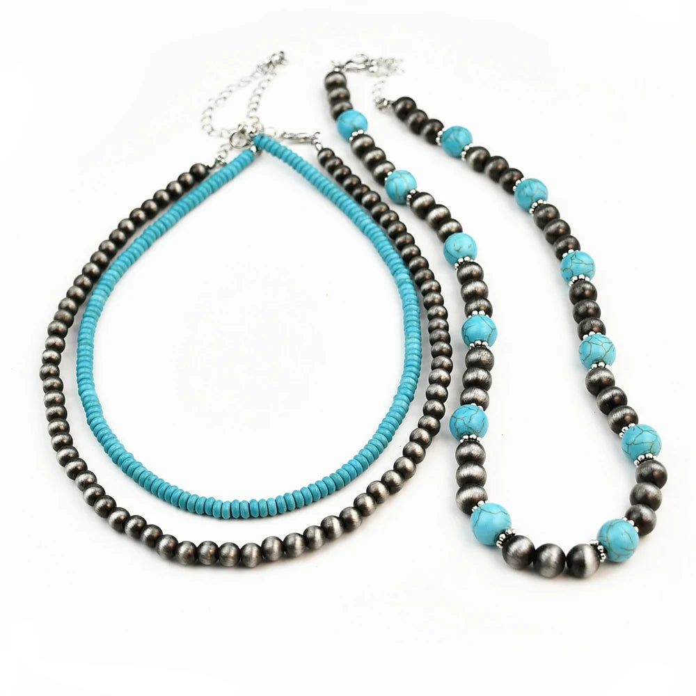 3 Layered Necklace Set