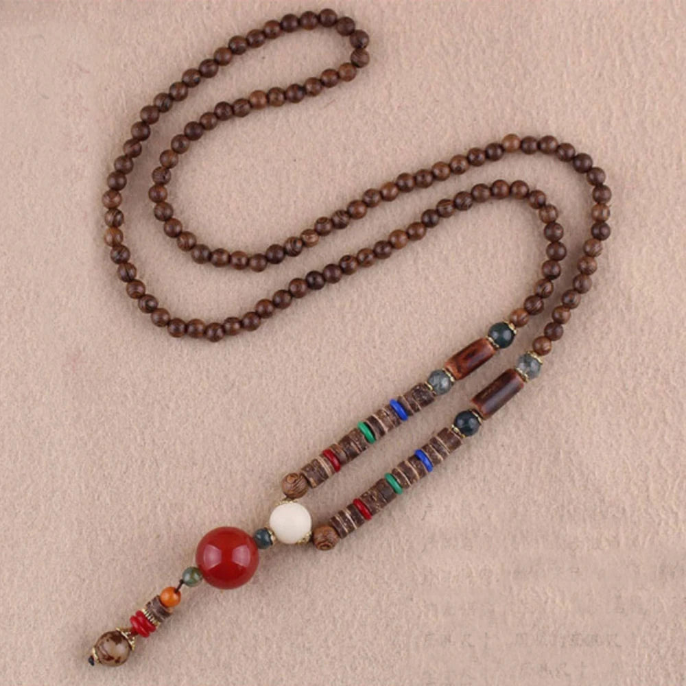 Nepal Buddhist Mala Necklace