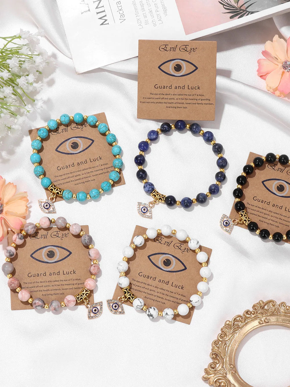 Evil Eye Pendant Bracelet