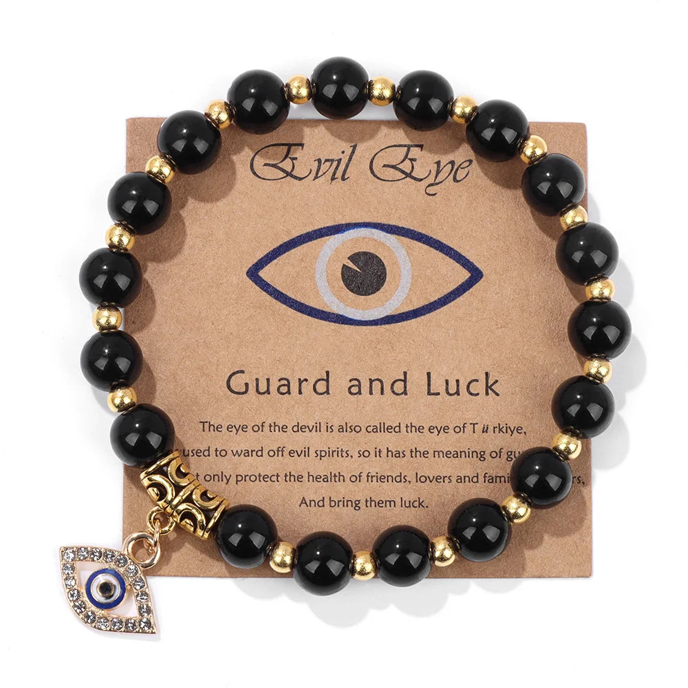 Evil Eye Pendant Bracelet