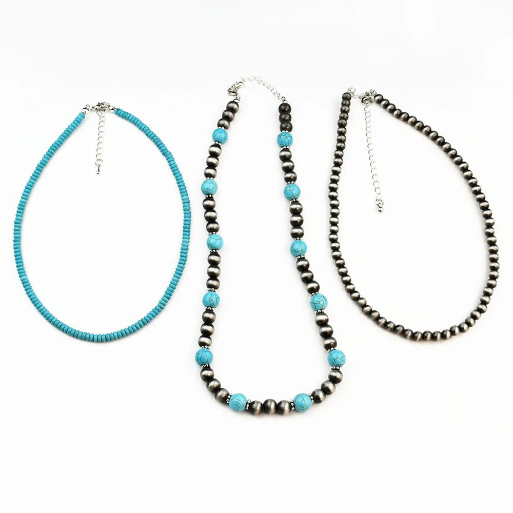 3 Layered Necklace Set
