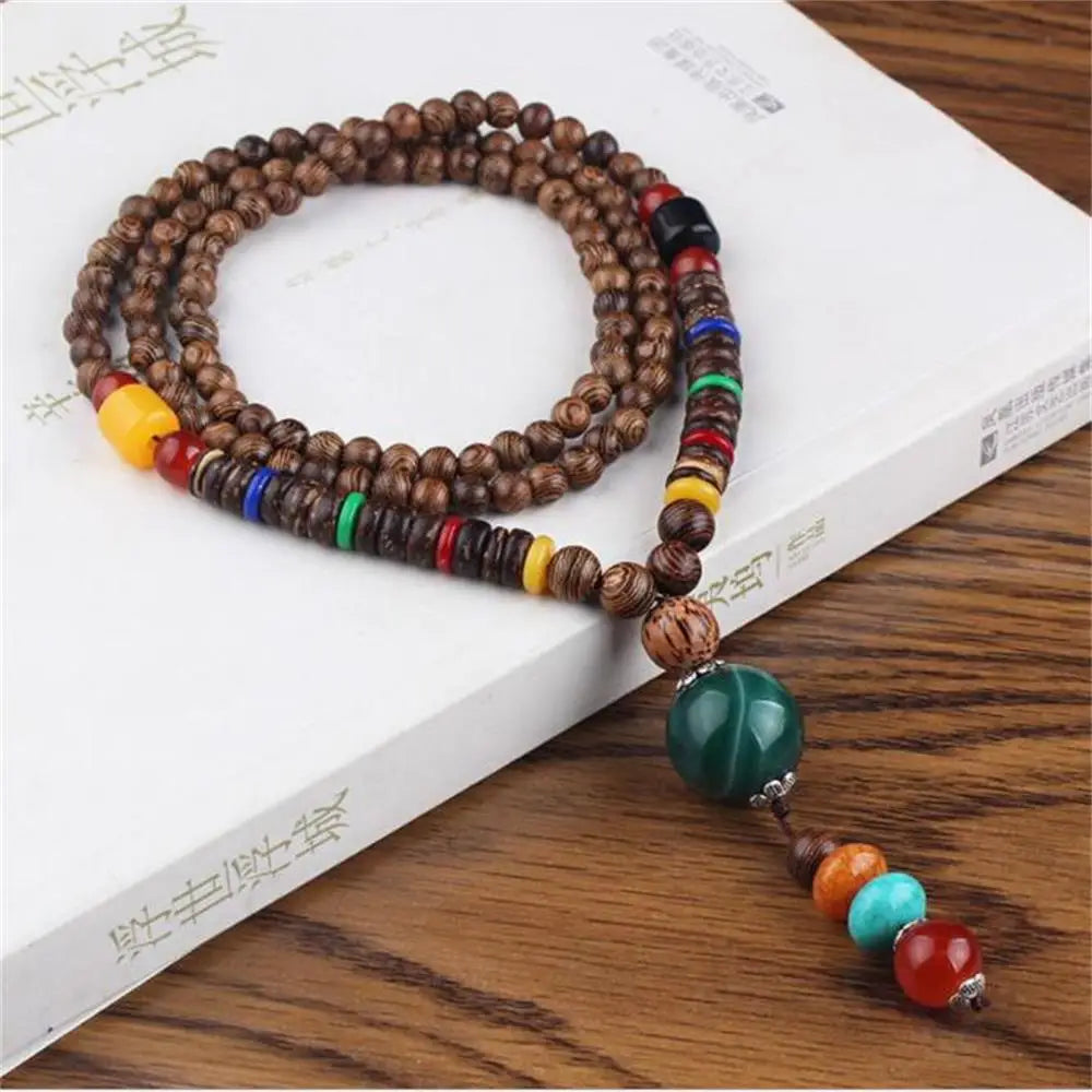 Nepal Buddhist Mala Necklace